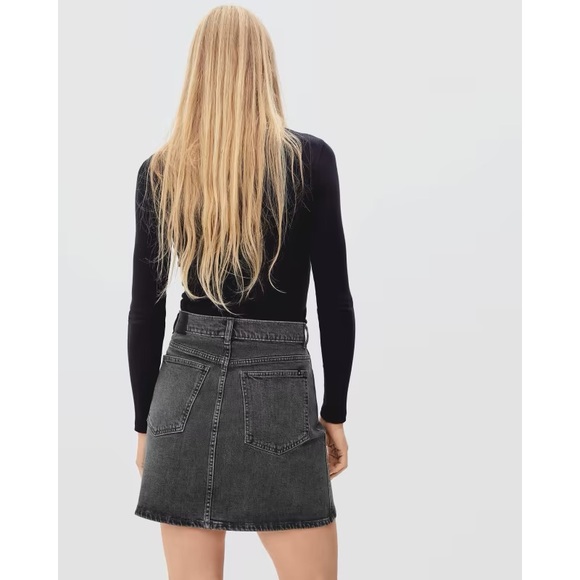NEW* The Way-High Jean Skirt In Raven Stone Black Wash - Various Sizes - Picture 5 of 13
